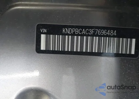 2015 Kia Sportage Lx from USA, damaged, VIN KNDPBCAC3F7696484